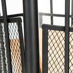 Casa si Gradina - Termice - Sobe, Seminee si accesorii - Seminee - HI Cos de foc cu protectie de scantei negru 40x61 cm - Infinity.ro