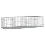 Petshop - Accesorii petshop - Culcusuri si custi - Custi interior si exterior - Cusca pentru iepuri, 4 panouri, 217x79x54 cm, fier galvanizat - Infinity.ro
