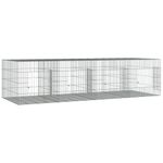 Petshop - Accesorii petshop - Culcusuri si custi - Custi interior si exterior - Cusca pentru iepuri, 4 panouri, 217x79x54 cm, fier galvanizat - Infinity.ro