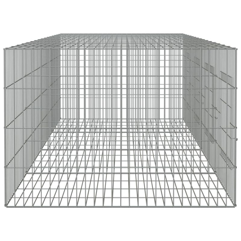 Petshop - Accesorii petshop - Culcusuri si custi - Custi interior si exterior - Cusca pentru iepuri, 4 panouri, 217x79x54 cm, fier galvanizat - Infinity.ro