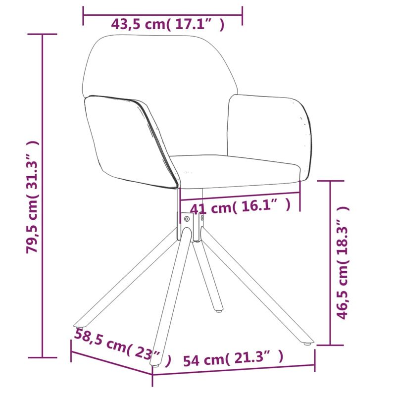 Casa si Gradina - Mobilier - Scaune si fotolii - Scaune - Scaune de bucatarie pivotante, 2 buc., verde inchis, catifea - Infinity.ro