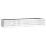 Petshop - Accesorii petshop - Culcusuri si custi - Custi interior si exterior - Cusca pentru iepuri, 3 panouri, 325x109x54 cm, fier galvanizat - Infinity.ro