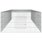 Petshop - Accesorii petshop - Culcusuri si custi - Custi interior si exterior - Cusca pentru iepuri, 3 panouri, 325x109x54 cm, fier galvanizat - Infinity.ro