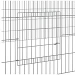 Petshop - Accesorii petshop - Culcusuri si custi - Custi interior si exterior - Cusca pentru iepuri, 3 panouri, 325x109x54 cm, fier galvanizat - Infinity.ro