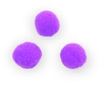 Jucarii, Copii si Bebe - Jucarii si jocuri - Jucarii & jocuri educative - Seturi de artizanat - Set 30 pompoane pentru activitati Crisalida, diametru 20 mm, Violet - Infinity.ro
