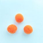 Jucarii, Copii si Bebe - Jucarii si jocuri - Jucarii & jocuri educative - Seturi de artizanat - Set 30 pompoane pentru activitati Crisalida, diametru 20 mm, Portocaliu - Infinity.ro