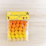 Jucarii, Copii si Bebe - Jucarii si jocuri - Jucarii & jocuri educative - Seturi de artizanat - Set 30 pompoane pentru activitati Crisalida, diametru 20 mm, Galben - Infinity.ro