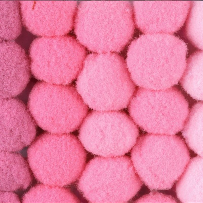 Jucarii, Copii si Bebe - Jucarii si jocuri - Jucarii & jocuri educative - Seturi de artizanat - Set 30 pompoane pentru activitati Crisalida, diametru 20 mm, Roz - Infinity.ro