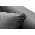 Casa si Gradina - Mobilier - Canapele si coltare - Canapele - Canapea Amadeo, 211 x 83 x 85 cm, rabatabila, catifea, gri - Infinity.ro