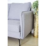 Casa si Gradina - Mobilier - Canapele si coltare - Coltare - Coltar Hyperion, Reversibil, Stanga/Dreapta, 193 x 86 x 136 cm, stofa, gri - Infinity.ro