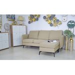 Casa si Gradina - Mobilier - Canapele si coltare - Coltare - Coltar Hyperion, Reversibil, Stanga/Dreapta, 193 x 86 x 136 cm, stofa, bej - Infinity.ro