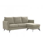 Casa si Gradina - Mobilier - Canapele si coltare - Coltare - Coltar Hyperion, Reversibil, Stanga/Dreapta, 193 x 86 x 136 cm, stofa, bej - Infinity.ro