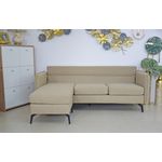 Casa si Gradina - Mobilier - Canapele si coltare - Coltare - Coltar Hyperion, Reversibil, Stanga/Dreapta, 193 x 86 x 136 cm, stofa, bej - Infinity.ro