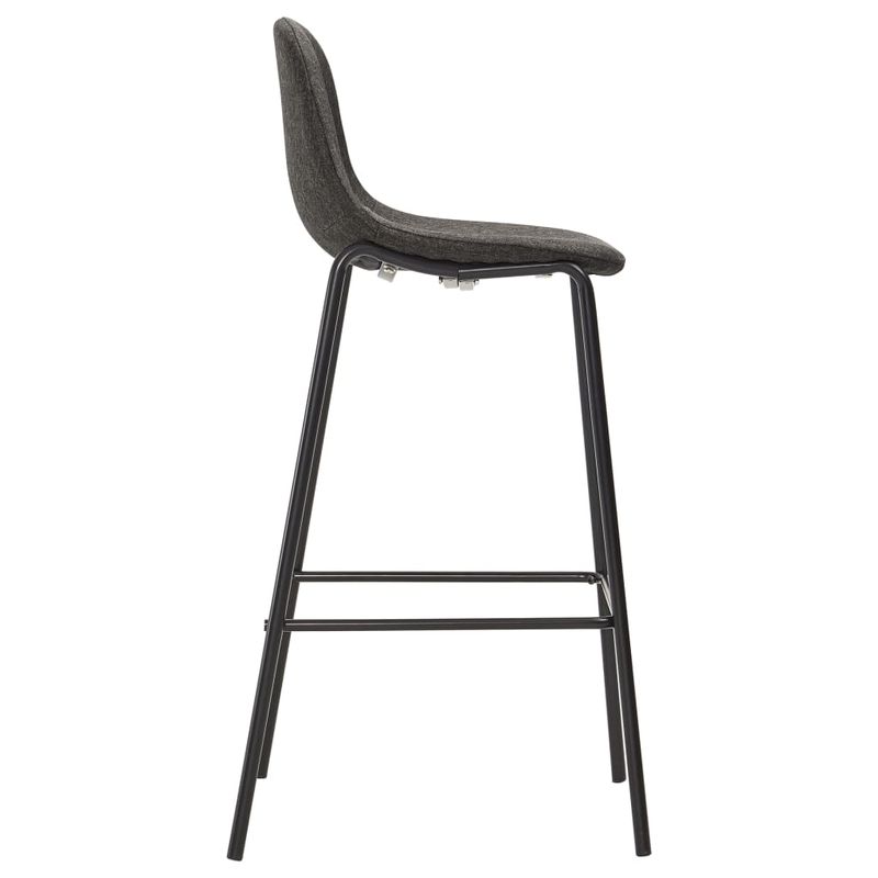Casa si Gradina - Mobilier - Seturi de mobilier - Seturi bucatarie - Set mobilier de bar, 3 piese, gri inchis, material textil - Infinity.ro