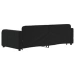 Casa si Gradina - Mobilier - Paturi si accesorii - Paturi - Pat de zi cu extensie, negru, 90x200 cm, catifea - Infinity.ro