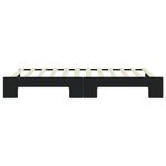 Casa si Gradina - Mobilier - Paturi si accesorii - Paturi - Pat de zi cu extensie, negru, 90x200 cm, catifea - Infinity.ro