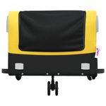 Sport si Outdoor - Ciclism - Accesorii pentru biciclete - Remorci biciclete - Remorca pentru biciclete, negru și galben, 45 kg, fier, mărime 138x69x58 cm - Infinity.ro