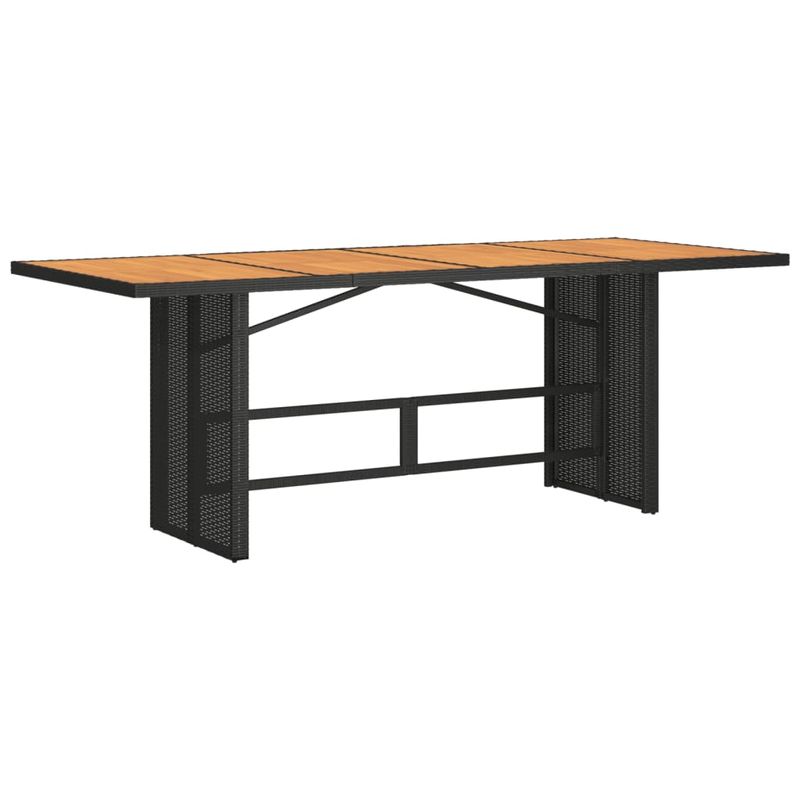 Casa si Gradina - Gradina si terasa - Mobilier exterior - Seturi mobila gradina - Set mobilier de gradina cu perne, 9 piese, negru, poliratan - Infinity.ro