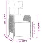 Casa si Gradina - Gradina si terasa - Mobilier exterior - Seturi mobila gradina - Set mobilier de gradina cu perne, 9 piese, negru, poliratan - Infinity.ro