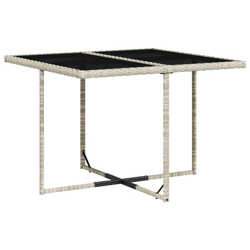 Casa si Gradina - Gradina si terasa - Mobilier exterior - Seturi mobila gradina - Set mobilier gradina cu perne, 9 piese, gri deschis, poliratan - Infinity.ro