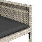 Casa si Gradina - Gradina si terasa - Mobilier exterior - Seturi mobila gradina - Set mobilier gradina cu perne, 9 piese, gri deschis, poliratan - Infinity.ro