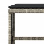 Casa si Gradina - Gradina si terasa - Mobilier exterior - Seturi mobila gradina - Set mobilier gradina cu perne, 9 piese, gri deschis, poliratan - Infinity.ro