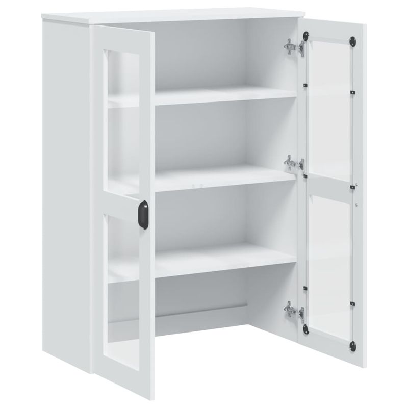 Casa si Gradina - Mobilier - Comode si corpuri - Comode - Dulap superior „VIKEN”, alb, lemn masiv de pin - Infinity.ro