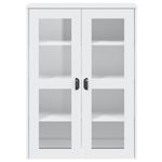 Casa si Gradina - Mobilier - Comode si corpuri - Comode - Dulap superior „VIKEN”, alb, lemn masiv de pin - Infinity.ro