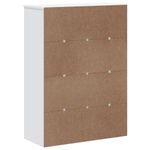 Casa si Gradina - Mobilier - Comode si corpuri - Comode - Dulap superior „VIKEN”, alb, lemn masiv de pin - Infinity.ro