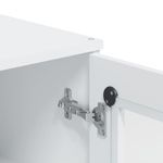 Casa si Gradina - Mobilier - Comode si corpuri - Comode - Dulap superior „VIKEN”, alb, lemn masiv de pin - Infinity.ro