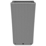 Casa si Gradina - Gradinarit si plante - Plante si ghivece - Ghivece si suporturi - Jardiniere de gradina, 2 buc., gri deschis, 32,5x32,5x57 cm, PP - Infinity.ro