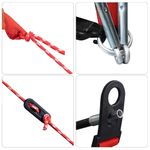 Sport si Outdoor - Camping - Corturi camping - Cort de plaja, albastru azur, 268x223x125 cm, tafta 185T - Infinity.ro