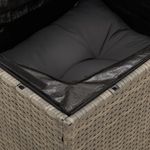 Casa si Gradina - Gradina si terasa - Mobilier exterior - Seturi mobila gradina - Set mobilier de gradina cu perne, 14 piese, gri, poliratan - Infinity.ro