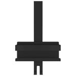 Casa si Gradina - Mobilier - Biblioteci si rafturi - Rafturi - Suport de dus suspendat, negru mat, otel inoxidabil 304 periat - Infinity.ro