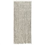Casa si Gradina - Textile si covoare - Rulouri si jaluzele - Perdea pentru insecte gri deschis si gri inchis56x200cm chenille - Infinity.ro