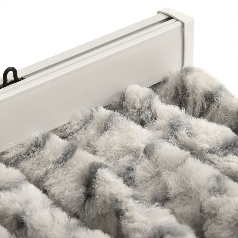 Casa si Gradina - Textile si covoare - Rulouri si jaluzele - Perdea pentru insecte gri deschis si gri inchis56x200cm chenille - Infinity.ro