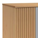 Casa si Gradina - Mobilier - Dulapuri si sifoniere - Sifoniere - Sifonier "OLDEN", gri/maro, 76,5x53x172 cm, lemn masiv pin - Infinity.ro