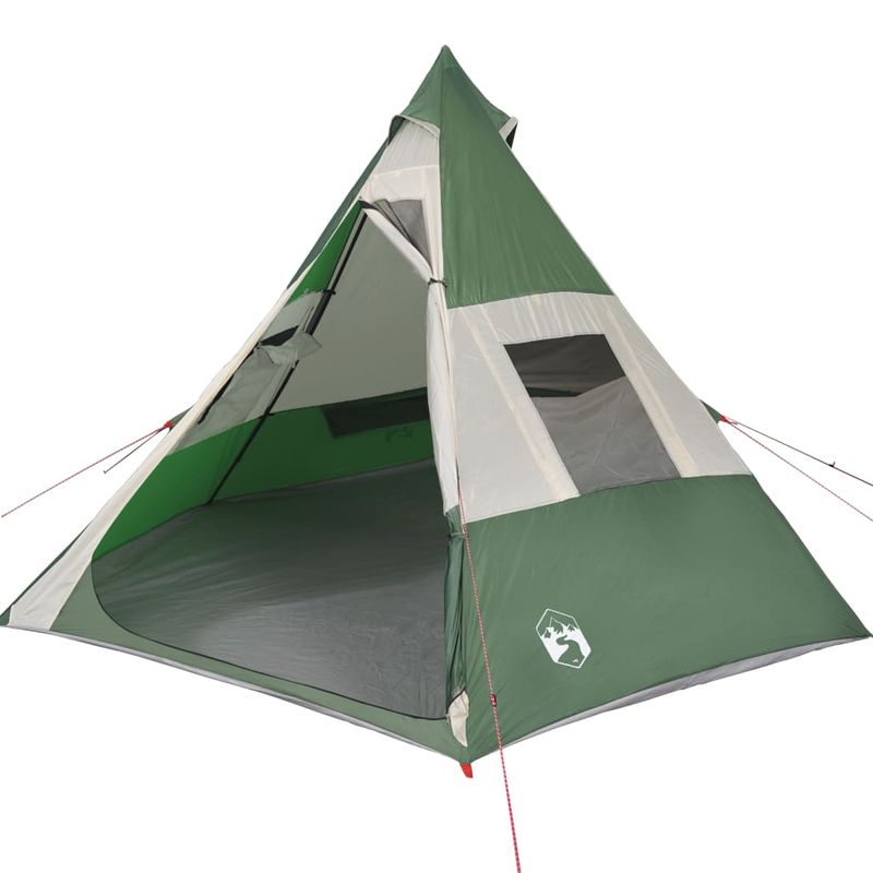 Sport si Outdoor - Camping - Corturi camping - Cort de camping pentru 7 persoane, verde, impermeabil - Infinity.ro