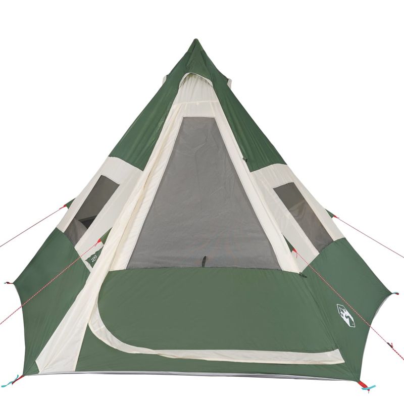 Sport si Outdoor - Camping - Corturi camping - Cort de camping pentru 7 persoane, verde, impermeabil - Infinity.ro