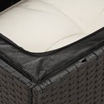 Casa si Gradina - Gradina si terasa - Mobilier exterior - Seturi mobila gradina - Set mobilier de gradina cu perne, 13 piese, negru, poliratan - Infinity.ro