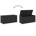 Casa si Gradina - Gradina si terasa - Mobilier exterior - Dulapuri si lazi depozitare exterior - Lada de depozitare pentru gradina, negru, 283 L, poliratan - Infinity.ro