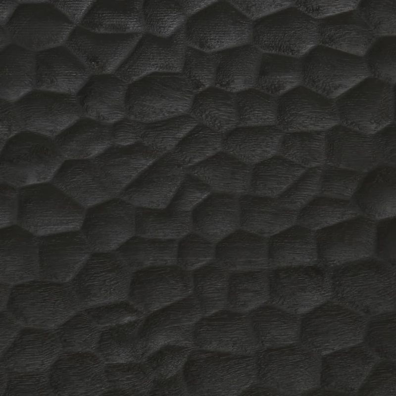 Casa si Gradina - Mobilier - Comode si corpuri - Noptiere - Noptiera, negru, 40x33x46 cm, lemn masiv de mango - Infinity.ro