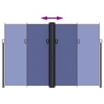 Casa si Gradina - Gradina si terasa - Umbrele si pavilioane - Umbrele - Copertina laterala retractabila, albastru, 220x600 cm - Infinity.ro