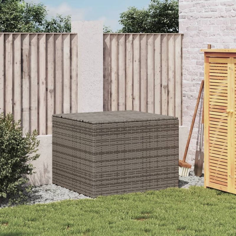 Casa si Gradina - Gradina si terasa - Mobilier exterior - Dulapuri si lazi depozitare exterior - Lada de depozitare pentru gradina, gri, 291 L, poliratan - Infinity.ro