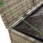 Casa si Gradina - Gradina si terasa - Mobilier exterior - Dulapuri si lazi depozitare exterior - Lada de depozitare pentru gradina, gri, 291 L, poliratan - Infinity.ro