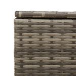 Casa si Gradina - Gradina si terasa - Mobilier exterior - Dulapuri si lazi depozitare exterior - Lada de depozitare pentru gradina, gri, 291 L, poliratan - Infinity.ro