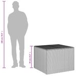 Casa si Gradina - Gradina si terasa - Mobilier exterior - Dulapuri si lazi depozitare exterior - Lada de depozitare pentru gradina, gri, 291 L, poliratan - Infinity.ro