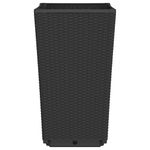 Casa si Gradina - Gradinarit si plante - Plante si ghivece - Ghivece si suporturi - Jardiniere de gradina, 4 buc., negru, 32,5x32,5x57 cm, PP - Infinity.ro