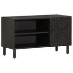 Casa si Gradina - Mobilier - Comode si corpuri - Comode - Comoda TV, negru, 80x31x46 cm, lemn masiv de mango - Infinity.ro