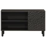 Casa si Gradina - Mobilier - Comode si corpuri - Comode - Comoda TV, negru, 80x31x46 cm, lemn masiv de mango - Infinity.ro